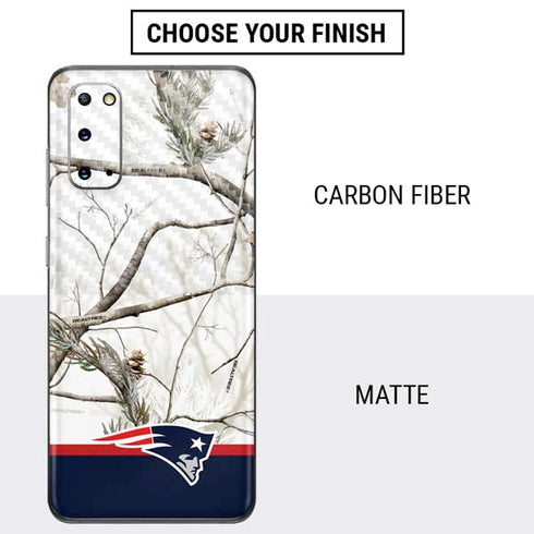 NFL Realtree Camo New England Patriots Galaxy S20 Skin