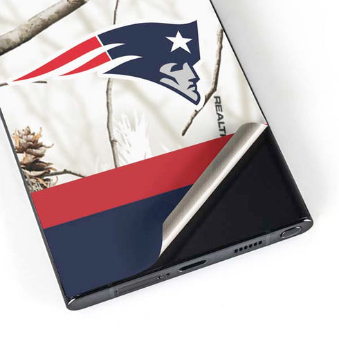 NFL Realtree Camo New England Patriots Galaxy S25 Ultra Skin