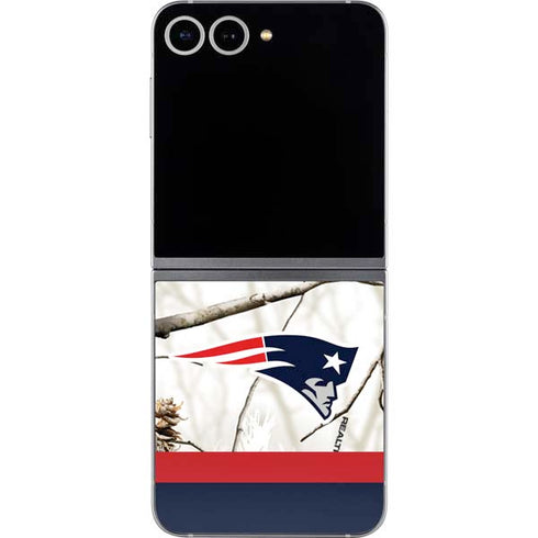 NFL Realtree Camo New England Patriots Galaxy Z Flip6 Skin