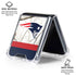 NFL Realtree Camo New England Patriots Galaxy Z Flip6 Clear Case