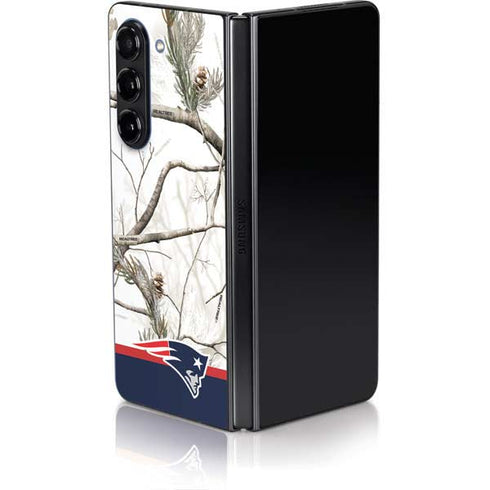 NFL Realtree Camo New England Patriots Galaxy Z Fold5 5G Skin