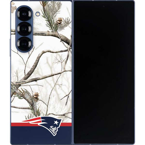 NFL Realtree Camo New England Patriots Galaxy Z Fold6 Skin