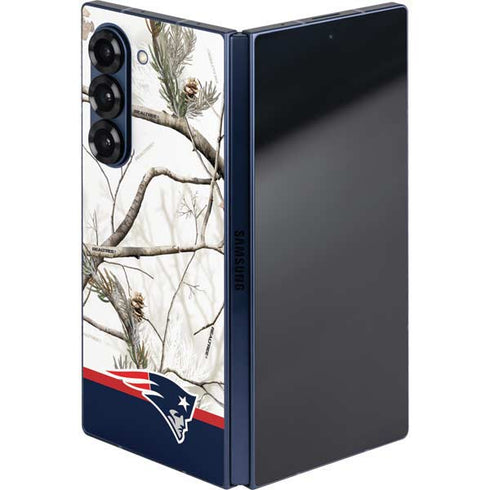 NFL Realtree Camo New England Patriots Galaxy Z Fold6 Skin