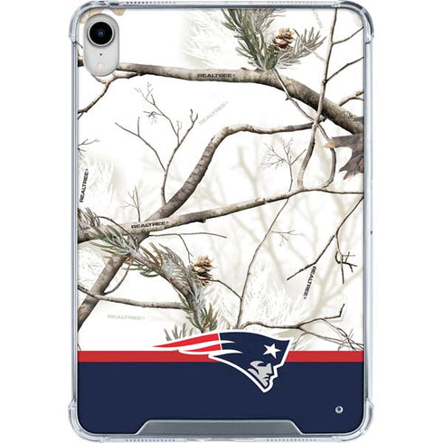 NFL Realtree Camo New England Patriots iPad 11th Gen (2025) Clear Case