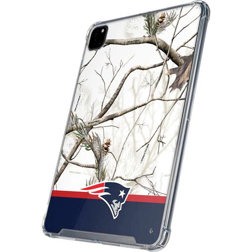 NFL Realtree Camo New England Patriots iPad Pro 12.9in (2020) Clear Case