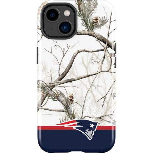 NFL Realtree Camo New England Patriots iPhone 15 Impact Case