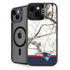 NFL Realtree Camo New England Patriots iPhone 15 Plus Kickstand Case