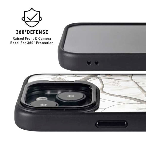 NFL Realtree Camo New England Patriots iPhone 15 Plus Kickstand Case