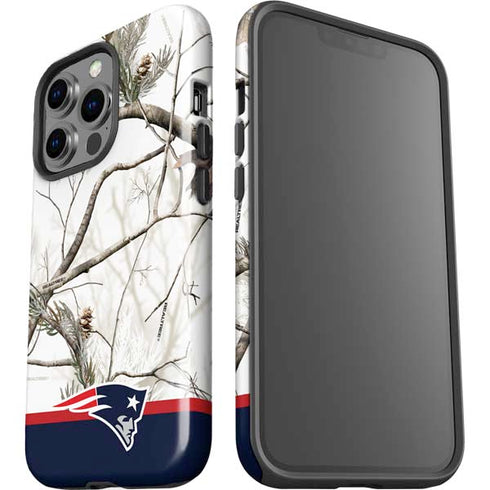 NFL Realtree Camo New England Patriots iPhone 15 Pro Impact Case