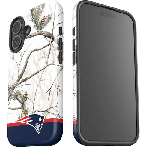 NFL Realtree Camo New England Patriots iPhone 16 Impact Case
