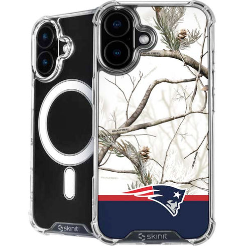 NFL Realtree Camo New England Patriots iPhone 16 Plus MagSafe Case