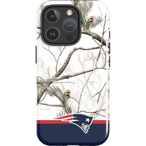 NFL Realtree Camo New England Patriots iPhone 16 Pro Impact Case