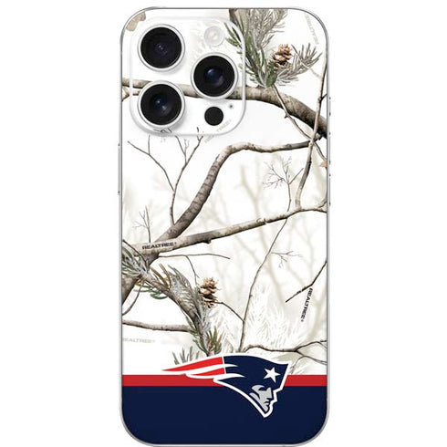 NFL Realtree Camo New England Patriots iPhone 16 Pro Skin