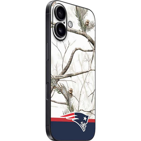 NFL Realtree Camo New England Patriots iPhone 16 Skin