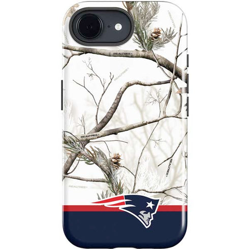 NFL Realtree Camo New England Patriots iPhone 16e Impact Case