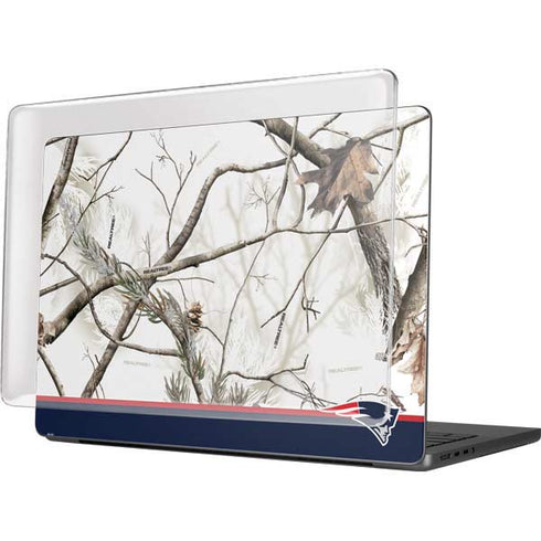 NFL Realtree Camo New England Patriots MacBook Pro 14in (2021-24) Case plus Skin
