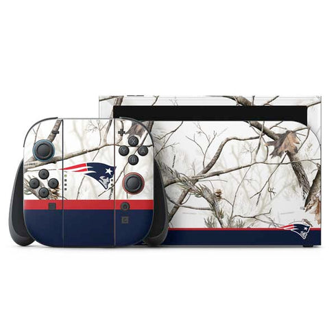 NFL Realtree Camo New England Patriots Nintendo Switch 2 (2025) with Joy-Con Skin