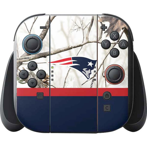 NFL Realtree Camo New England Patriots Nintendo Switch 2 (2025) with Joy-Con Skin