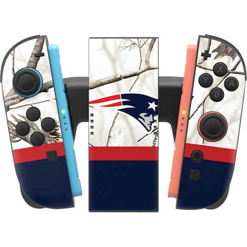 NFL Realtree Camo New England Patriots Nintendo Switch 2 (2025) Joy-Con Controller Skin