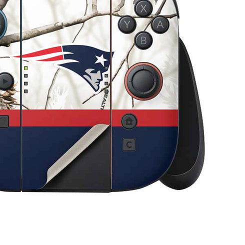 NFL Realtree Camo New England Patriots Nintendo Switch 2 (2025) Joy-Con Controller Skin