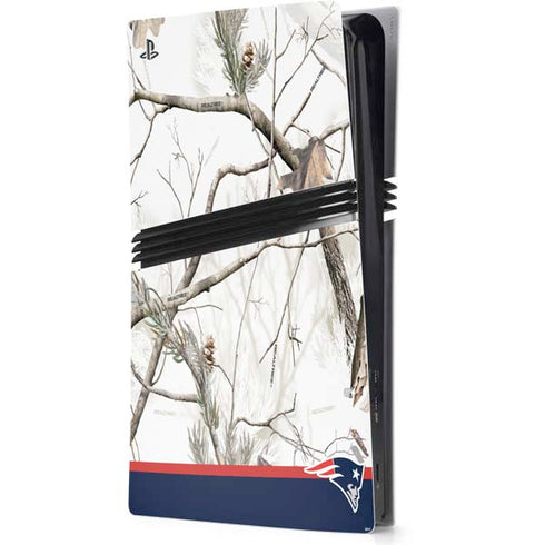 NFL Realtree Camo New England Patriots PS5 Pro Console Skin