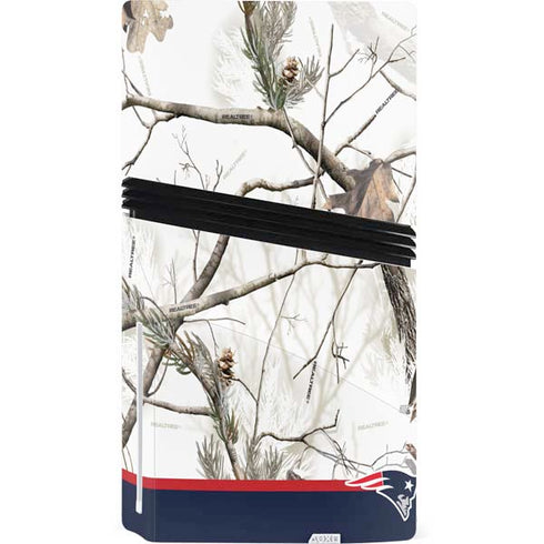 NFL Realtree Camo New England Patriots PS5 Pro Disk Console Skin