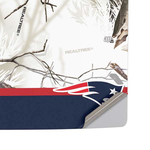 NFL Realtree Camo New England Patriots PS5 Pro Disk Console Skin