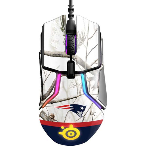 NFL Realtree Camo New England Patriots SteelSeries Rival 600 Gaming Mouse Skin