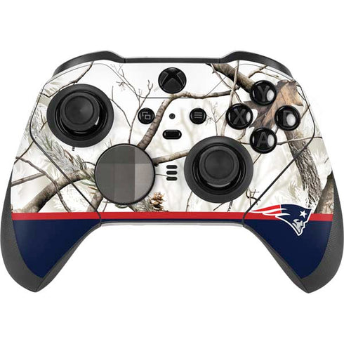 NFL Realtree Camo New England Patriots Xbox Elite Wireless Controller Series 2 Skin