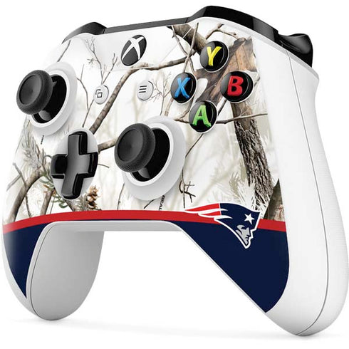 NFL Realtree Camo New England Patriots Xbox One S All-Digital Edition Bundle Skin