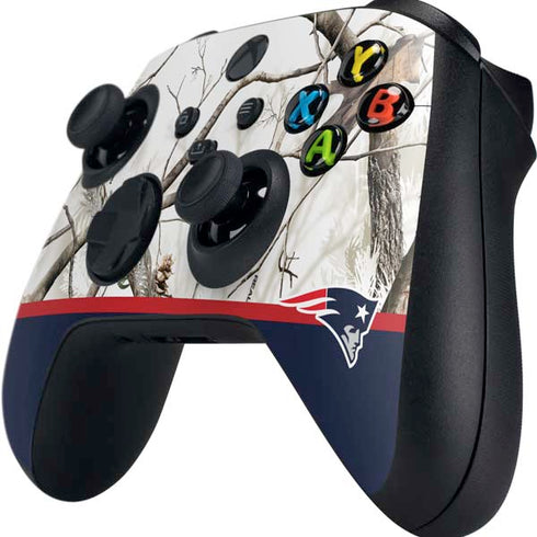 NFL Realtree Camo New England Patriots Xbox Series X Controller Skin