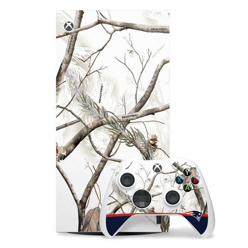 NFL Realtree Camo New England Patriots Xbox Series X Skins