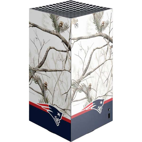 NFL Realtree Camo New England Patriots XBox Series X Digital Edition Console Skin