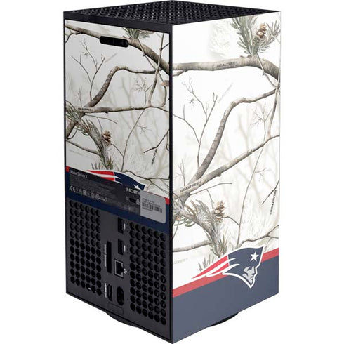 NFL Realtree Camo New England Patriots XBox Series X Digital Edition Console Skin