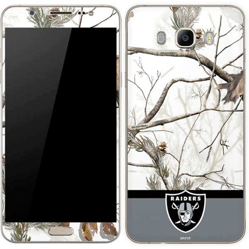 NFL Realtree Camo Las Vegas Raiders Galaxy J7 Skin