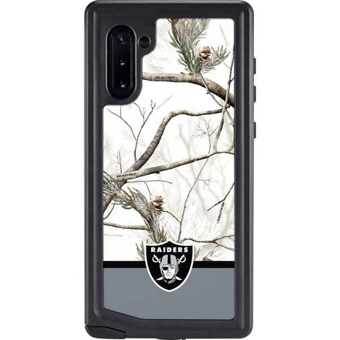 NFL Realtree Camo Las Vegas Raiders Galaxy Note 10 Waterproof Case