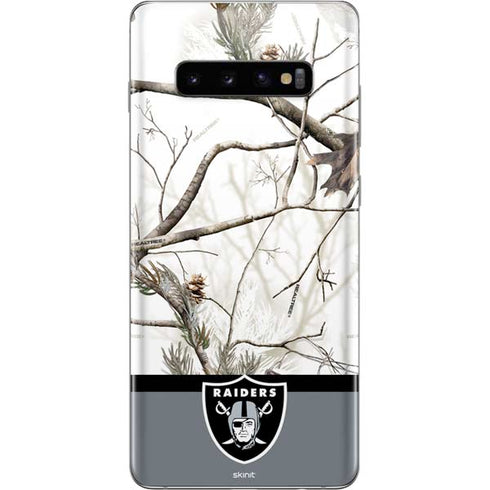 NFL Realtree Camo Las Vegas Raiders Galaxy S10 Plus Skin