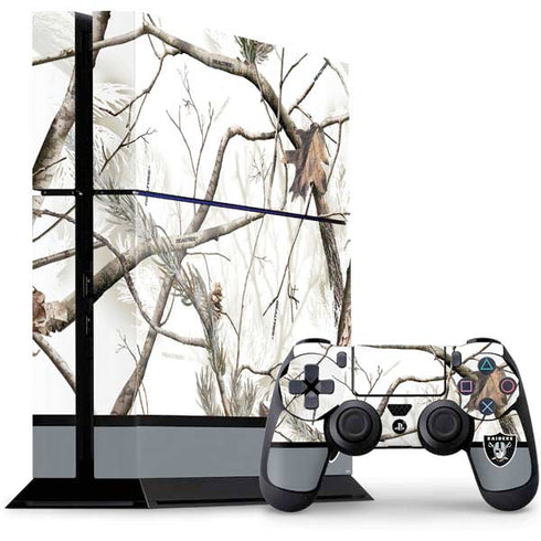 NFL Realtree Camo Las Vegas Raiders PS4 Console and Controller Bundle Skin