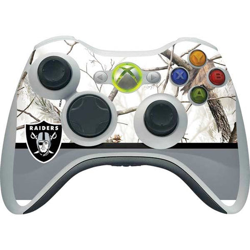 NFL Realtree Camo Las Vegas Raiders Xbox 360 Wireless Controller Skin