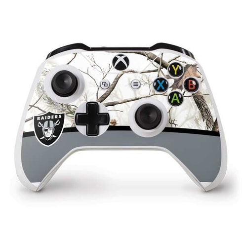 NFL Realtree Camo Las Vegas Raiders Xbox One S Controller Skin