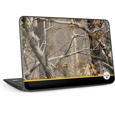 NFL Realtree Camo Pittsburgh Steelers HP Chromebook Skin