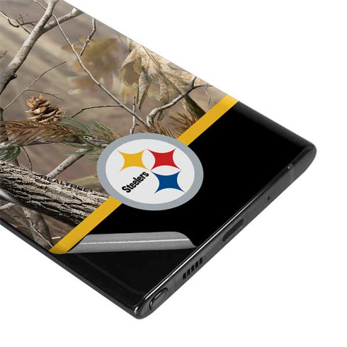 NFL Realtree Camo Pittsburgh Steelers Galaxy Note 10 Plus Skin