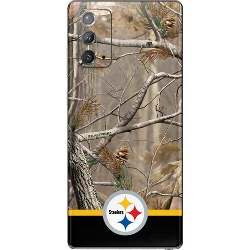 NFL Realtree Camo Pittsburgh Steelers Galaxy Note20 5G Skin