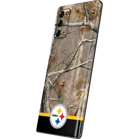NFL Realtree Camo Pittsburgh Steelers Galaxy Note20 5G Skin