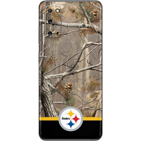NFL Realtree Camo Pittsburgh Steelers Galaxy S20 Skin