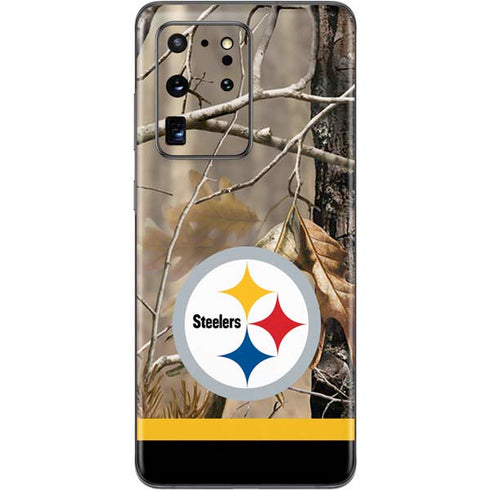 NFL Realtree Camo Pittsburgh Steelers Galaxy S20 Ultra 5G Skin