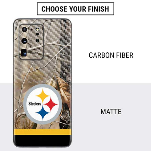 NFL Realtree Camo Pittsburgh Steelers Galaxy S20 Ultra 5G Skin