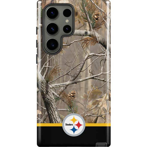 NFL Realtree Camo Pittsburgh Steelers Galaxy S23 Ultra Pro Case