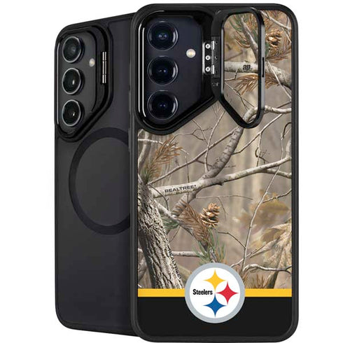NFL Realtree Camo Pittsburgh Steelers Galaxy S25 Kickstand Case