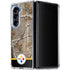 NFL Realtree Camo Pittsburgh Steelers Galaxy Z Fold5 5G Clear Case
